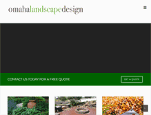 Tablet Screenshot of omahalandscapedesign.com